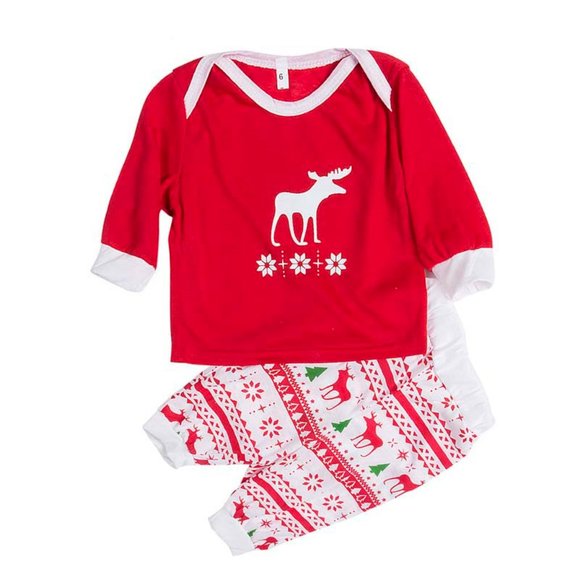 COPY - Matching Red White Reindeer Winter Christmas Family Pajamas PJs Men Wome… - Picture 8 of 16